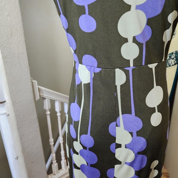 Vintage 60s-70s Retro Mod Bohemian Muumuu Sleeveless Kaftan Maxi Dress - Picture 7 of 8